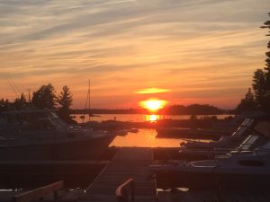 Beaver Cove Marina Sunset